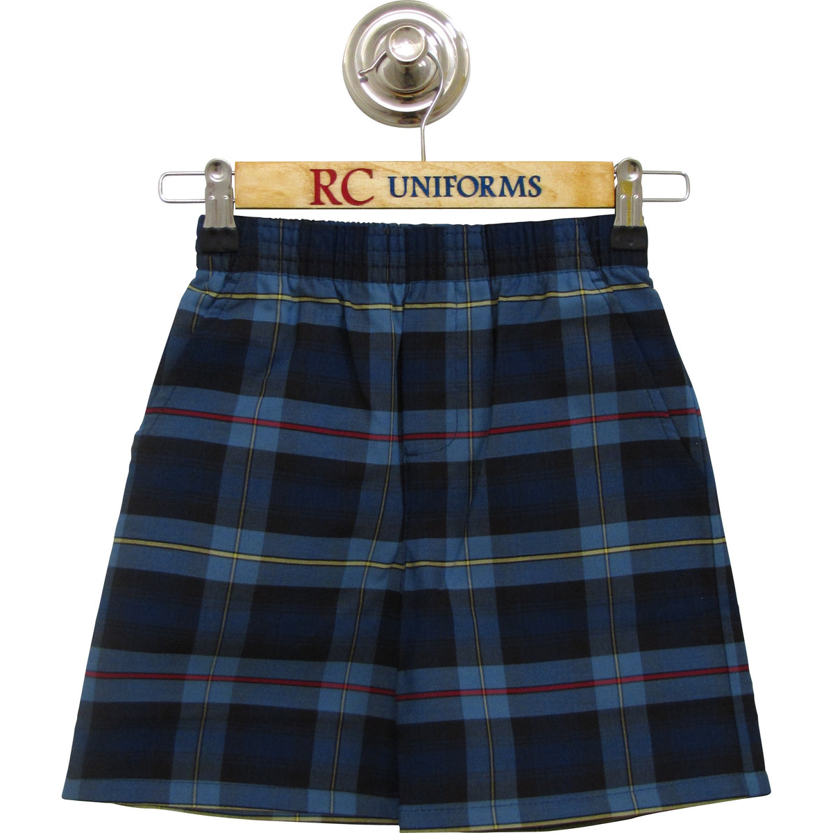 Plaid 41 Unisex Pull-on Shorts – RC Uniforms