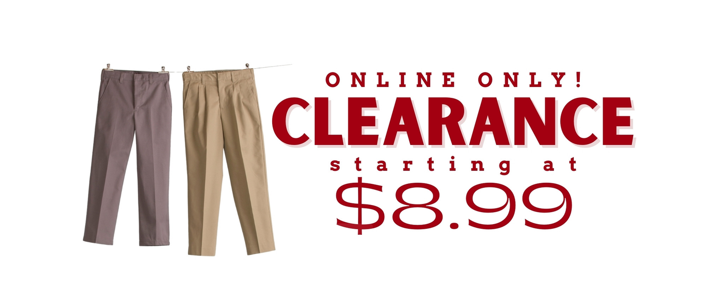 School Uniform Clearance