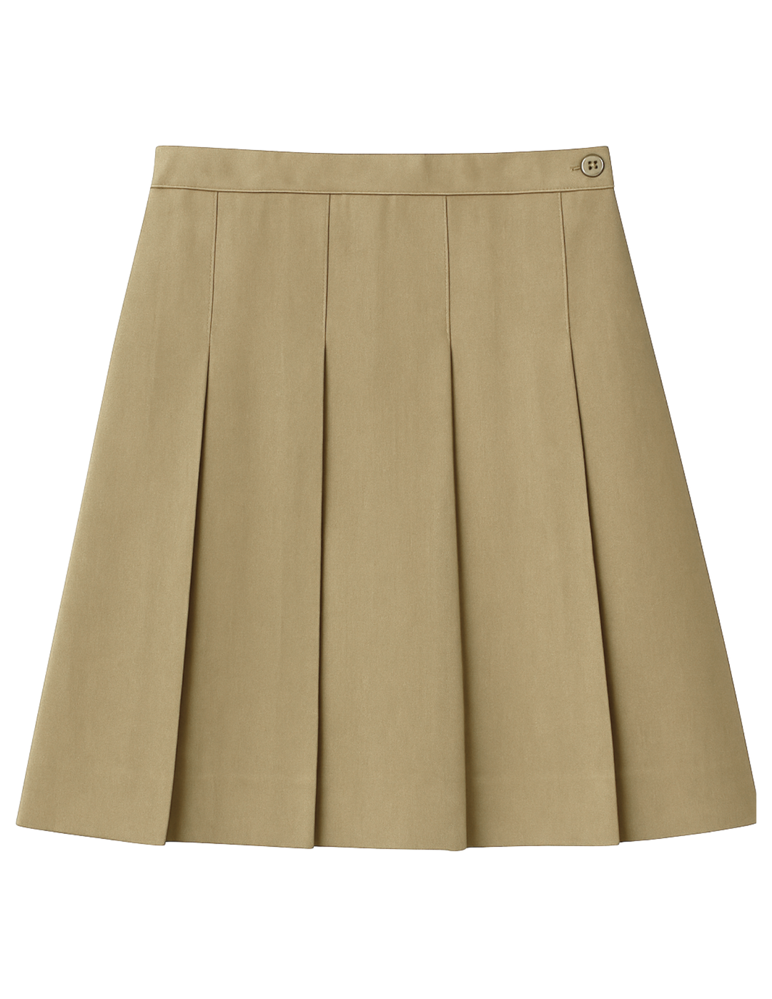 Khaki Box-Pleat Skirt – RC Uniforms