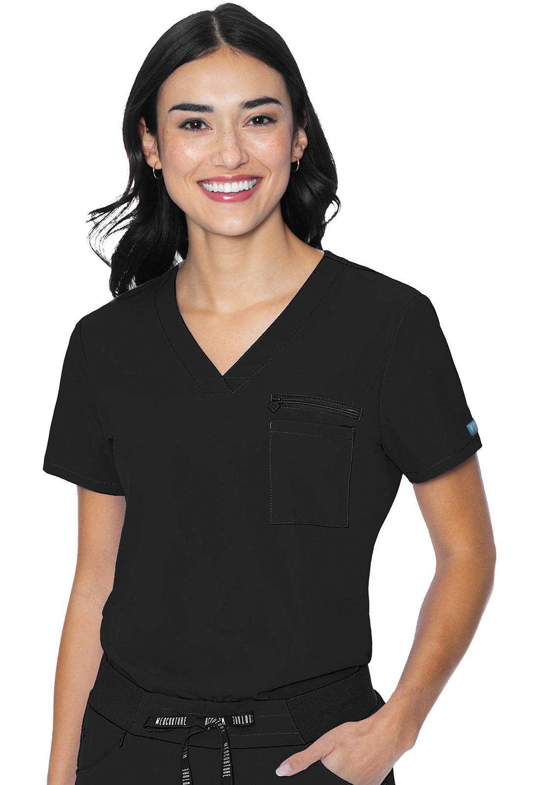 Medexpress Uniform V-Neck Chest Pocket Top by Med Couture – RC Uniforms