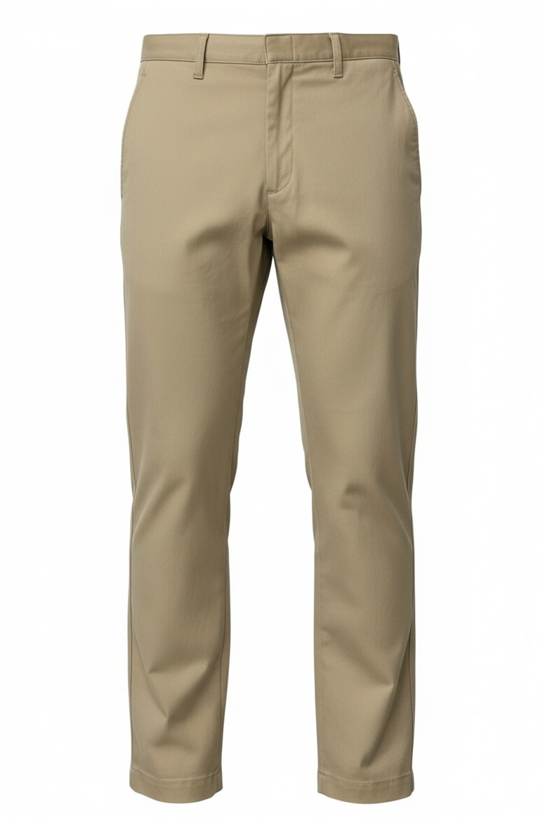 Mens Premium Label Khaki Relaxed Fit Pants – RC Uniforms
