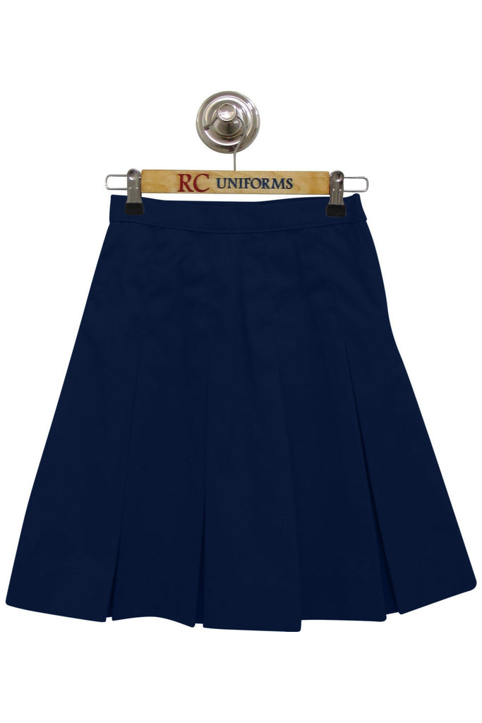 Navy blue pleated uniform skirt best sale