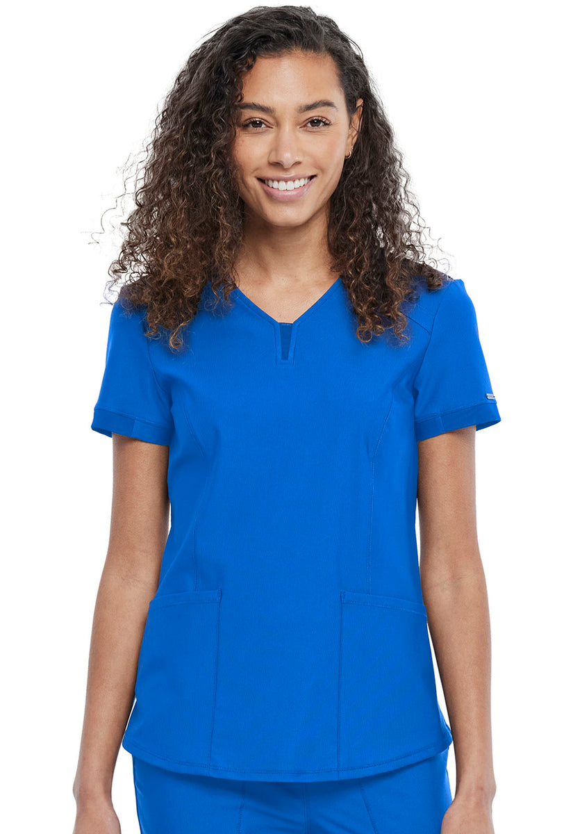 Yoke Neck Scrub Top by Cherokee Form – RC Uniforms