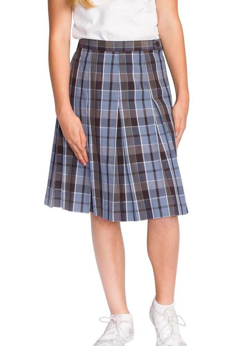 Plaid Box Pleat Skirt – RC Uniforms